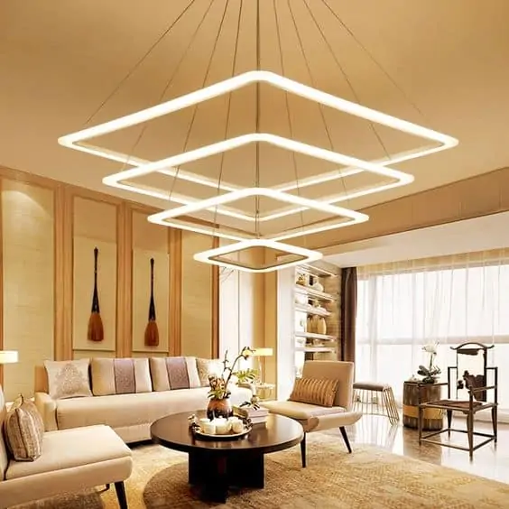 LED lights chandelier for living room 