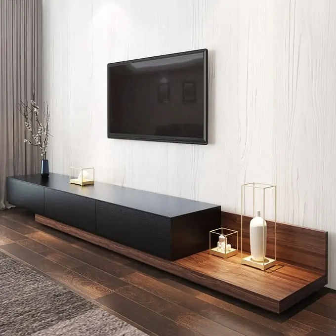 simple TV unit set up