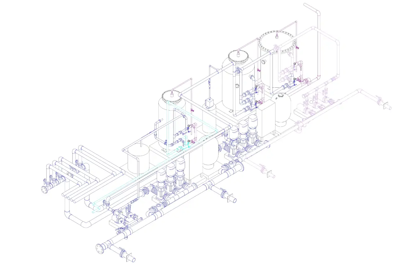 Plumbing system setup