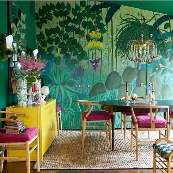colourful natural design paint for living room