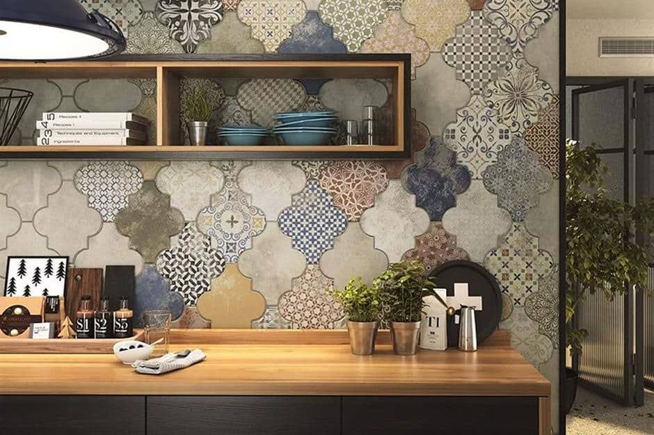 patterned tile for kitchen