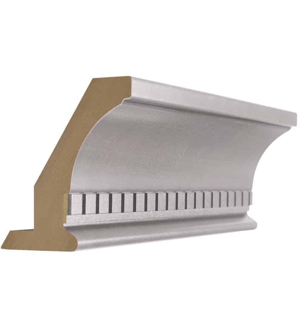 white mdf cornice