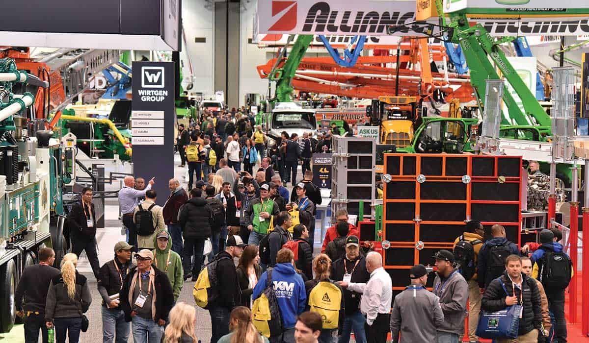 World of Concrete , construction exhibition at HITEX Exhibition Center