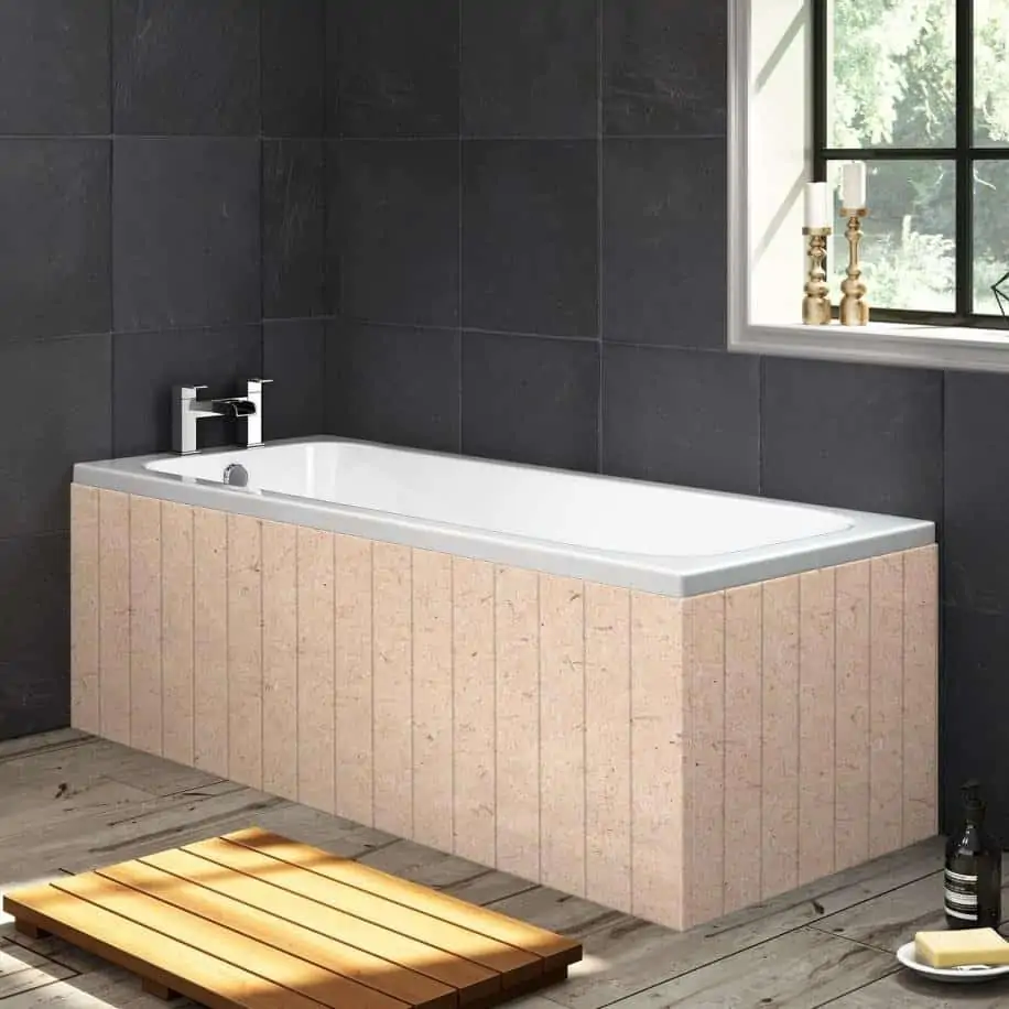 paintable mdf 1 piece bath panel