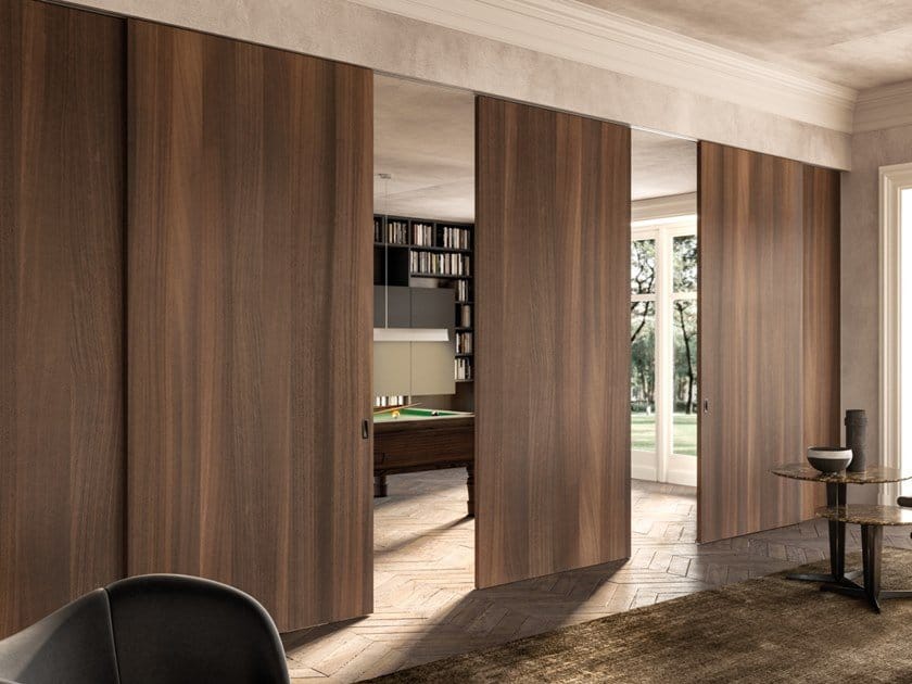 sliding plywood door