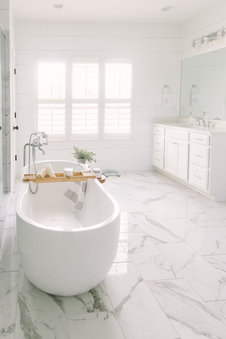 White marble for bathroom