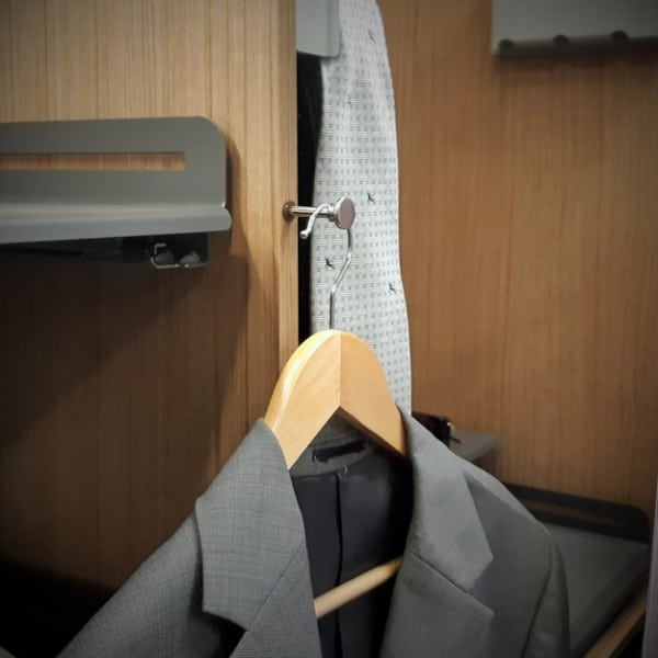 hanger peg for a plywood wardrobes
