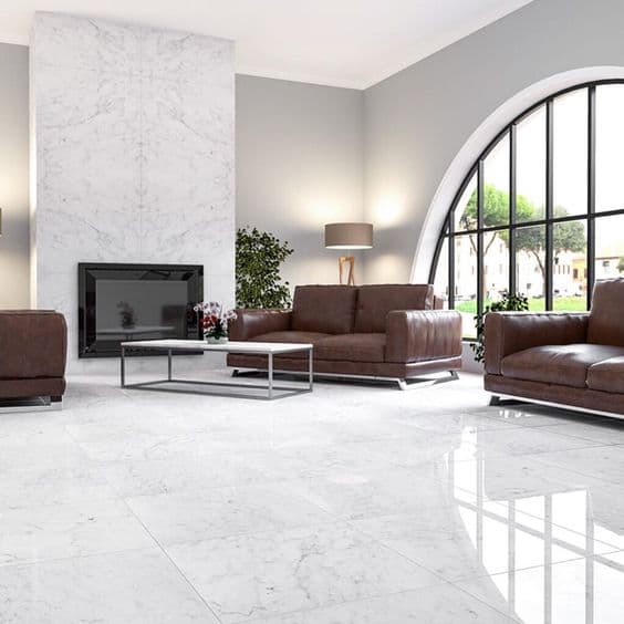 white marble for living room 