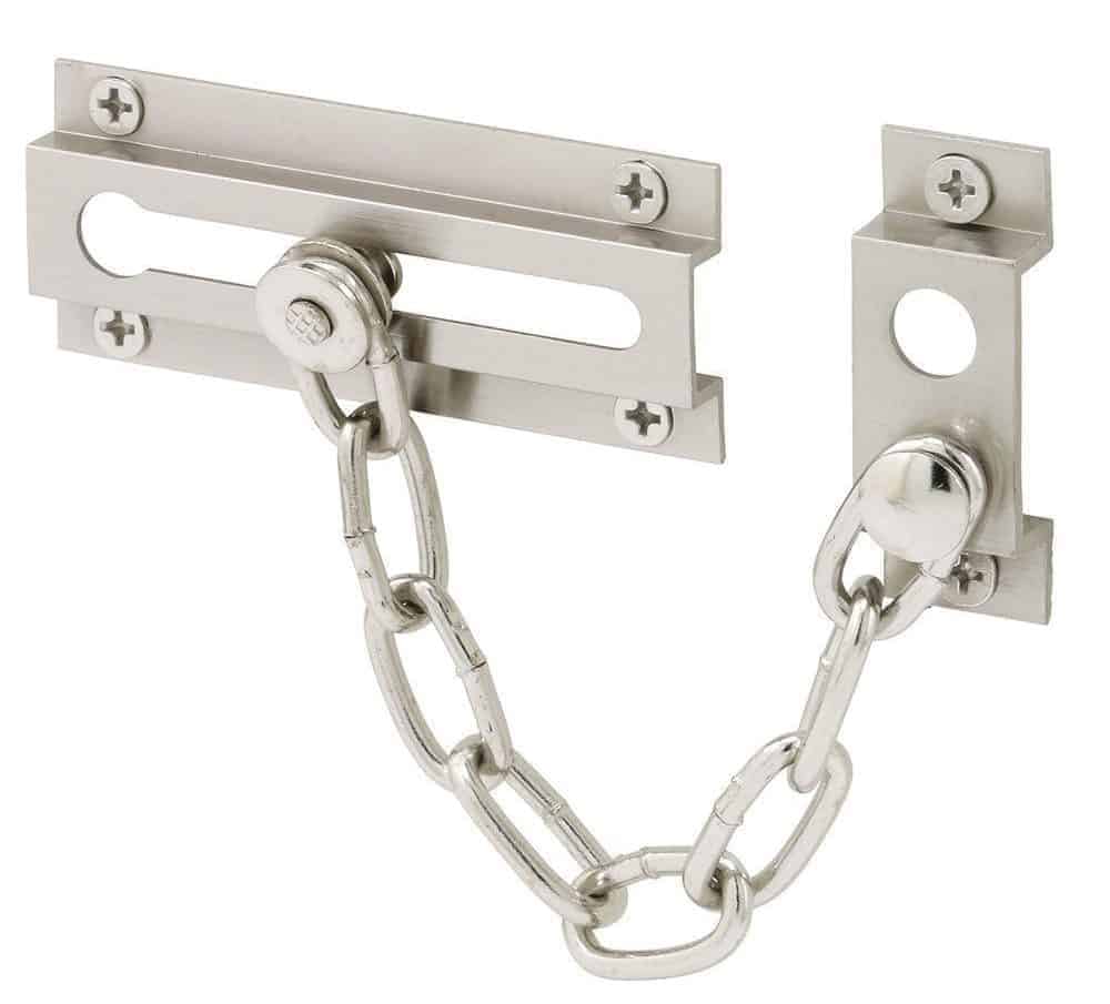 silver chain door locks