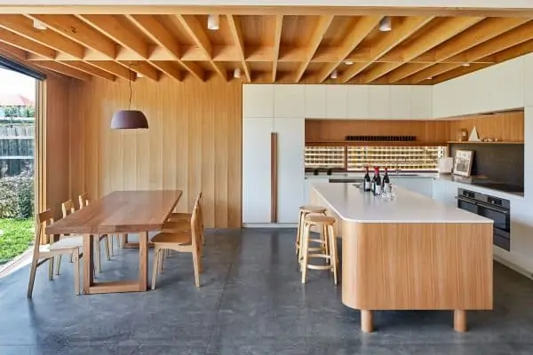 laminate vs veneer, sustainable wood house interiors