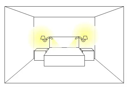  bedroom design lighting layout