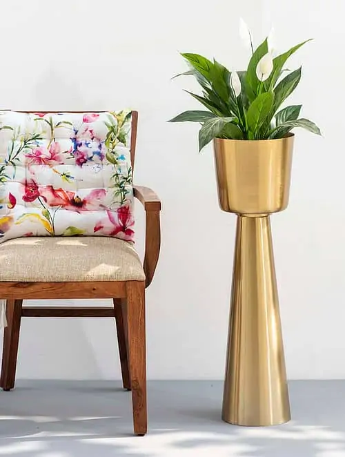 Sunrise Gold Planter by the decor remedy