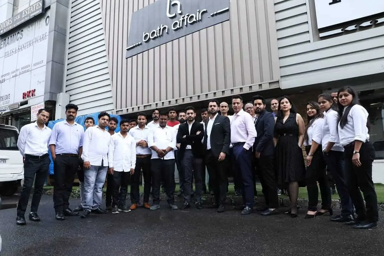 staff and team of the store- sanitaryware dealers in delhi