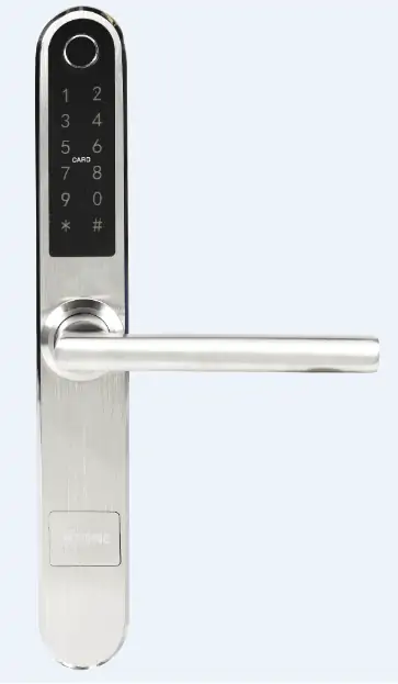 ozone smart lock in silver colour