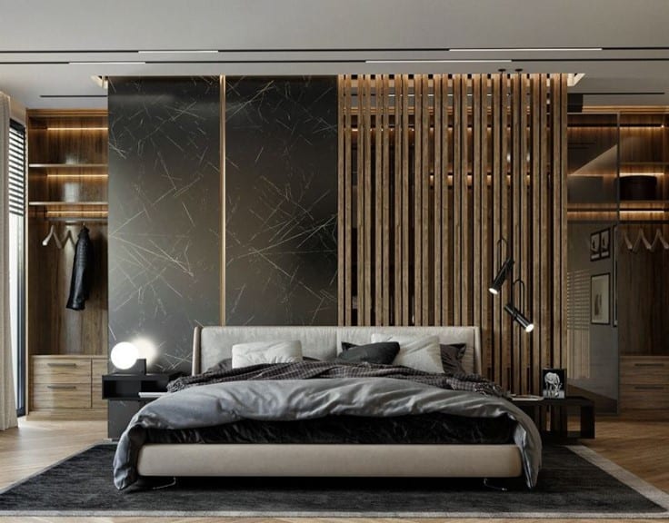  bedroom design with wardrobe