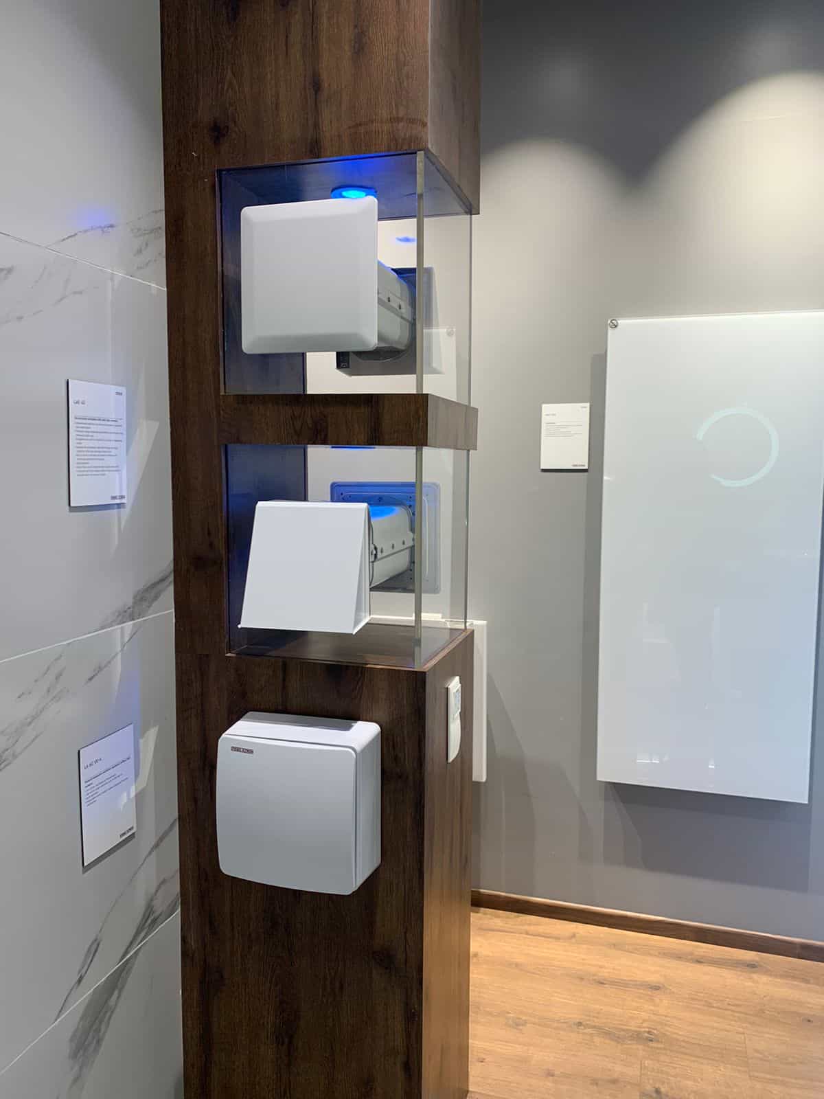 stiebel eltron display centre with green technology and other products