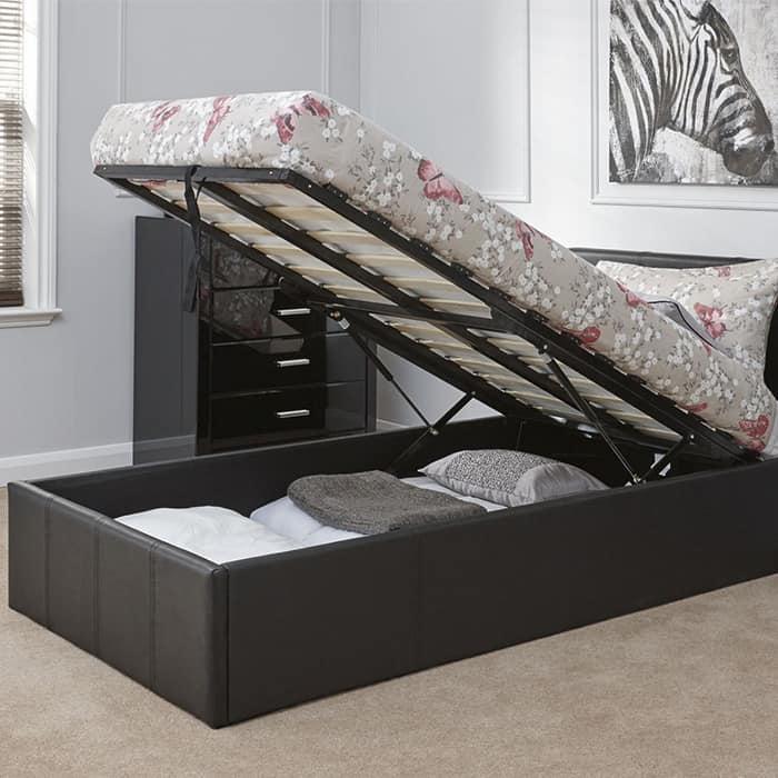 Box bed with hydraulic mechanism