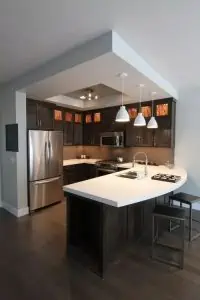 open kitchen decor