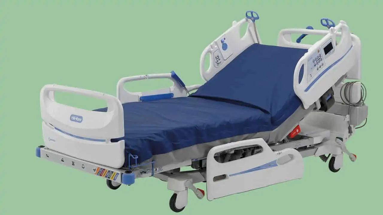 a fully funtional hospital bed