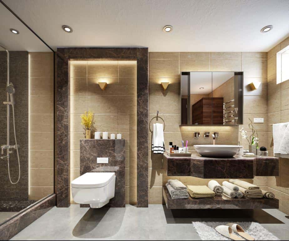 bathroom ceiling design for a small area