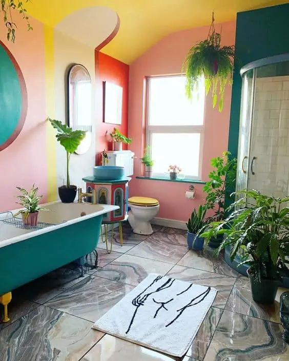 bathroom colour design