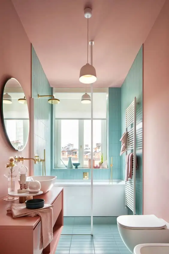 bathroom colour design