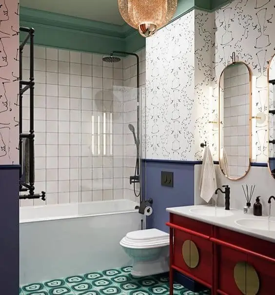 bathroom colour design