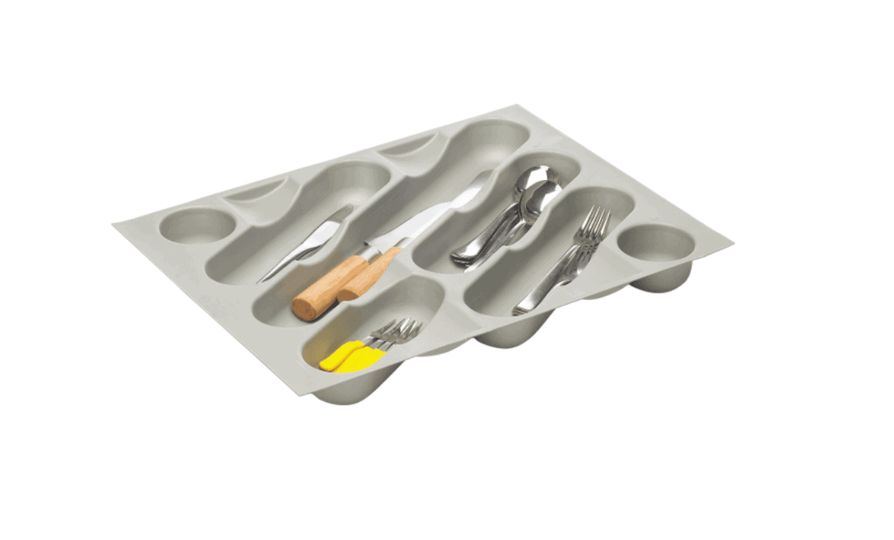 kitchen organiser and cutlery tray from Saviesa homes