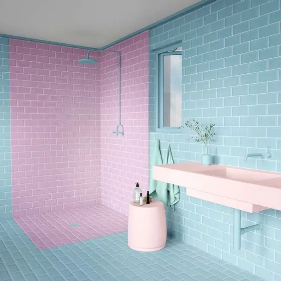 bathroom colour design