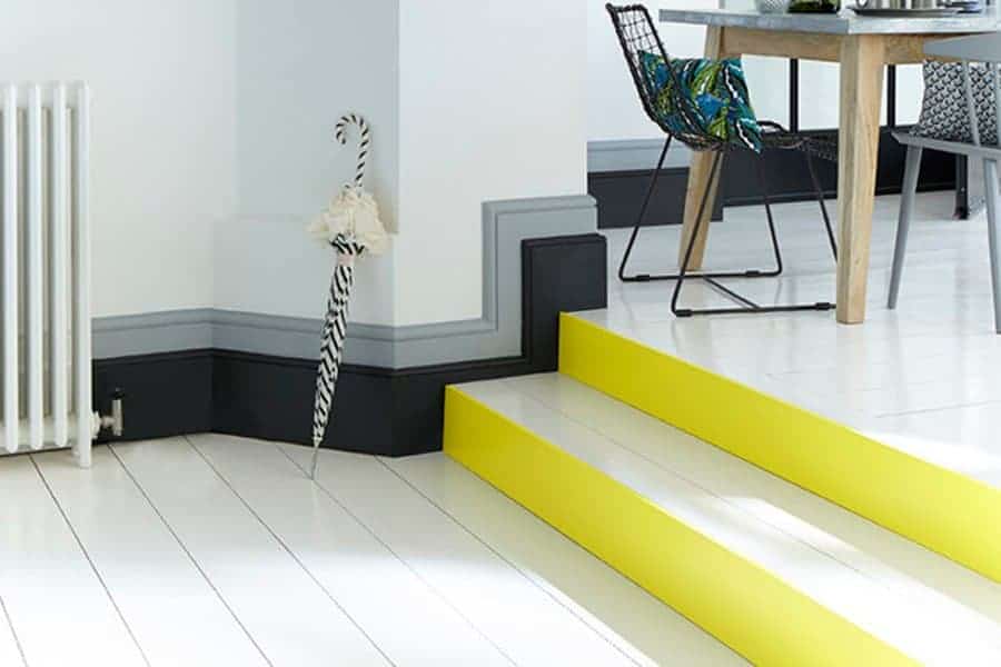 "Continued skirting design 