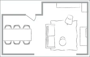 home lighting plan sketch