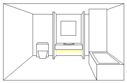 undermount sink light