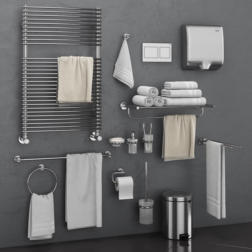 bathroom accesory set