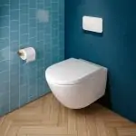 white coloured wall mounted toilet