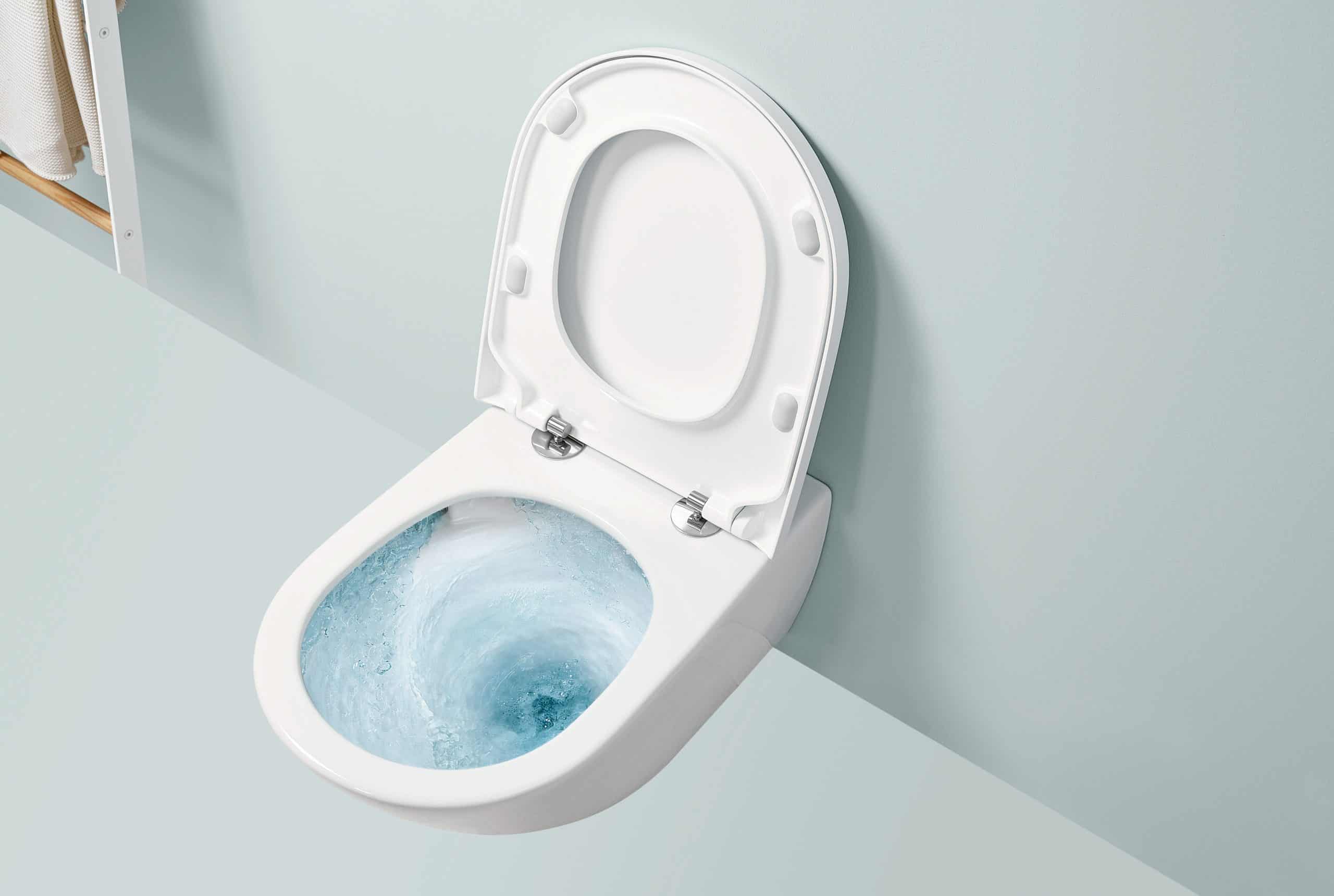 Villeroy & Boch subway 3.0 luxury bathroom collection with wall mounted toilet with twistflush technology