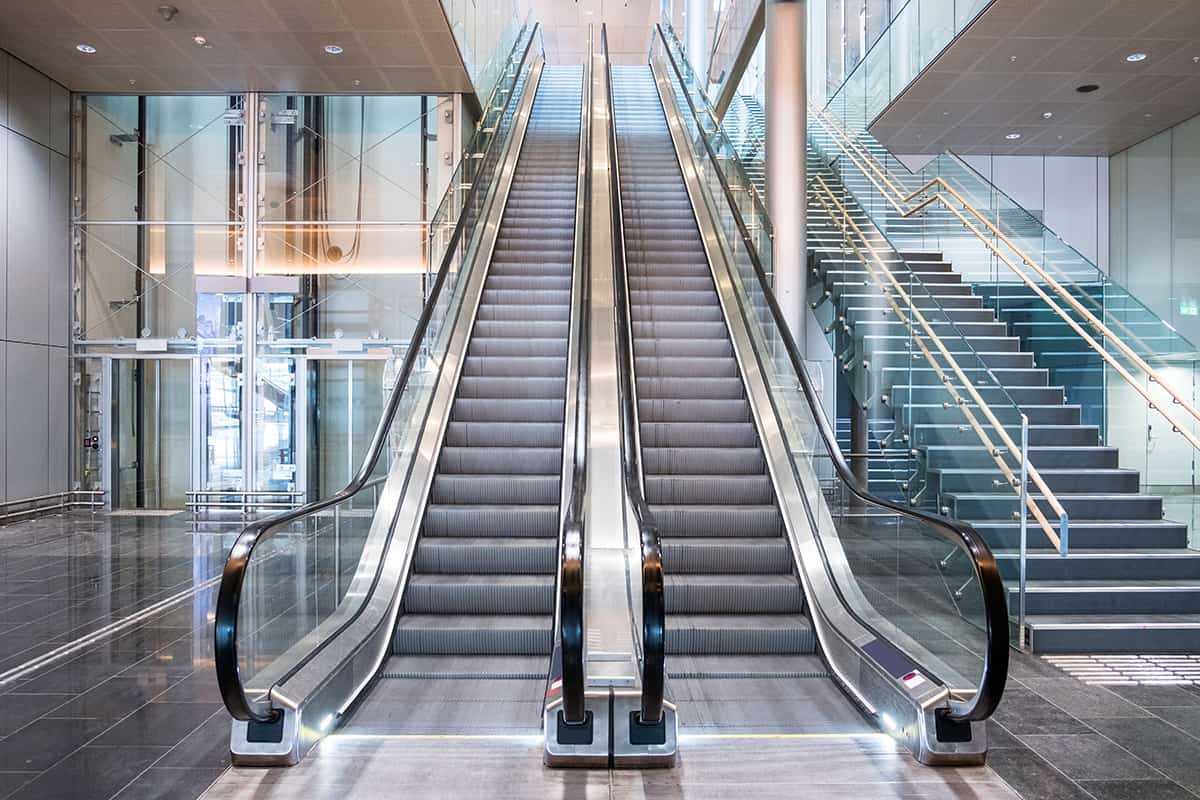 simple parallel escalators