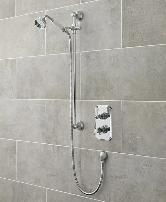 thermostatic wall mixer shower, diverter