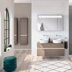 Villeroy & Boch designer bathroom collection COLLARO with ceramic washbasins, acrylic bathtubs, and bathroom vanities