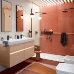 Villeroy & Boch designer bathroom collection COLLARO with ceramic washbasins, acrylic bathtubs, and bathroom vanities