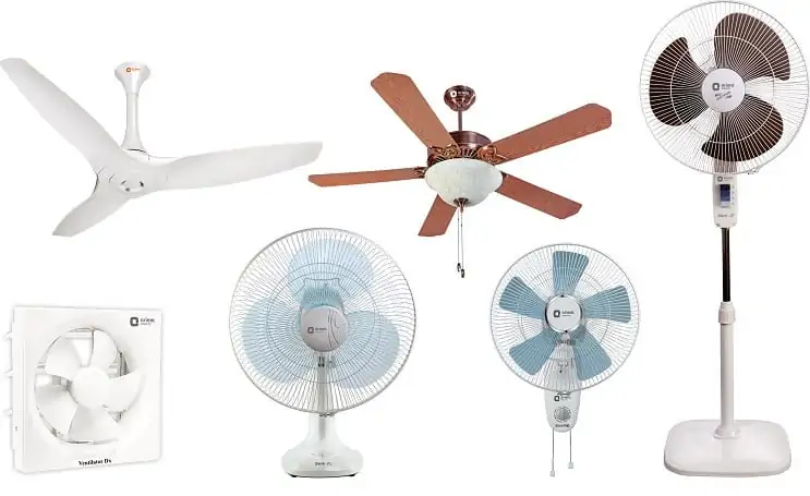 Fans of various designs and types like ceiling, exhaust, table, wall and cooling are available with best prices. Fans with light are trending these days