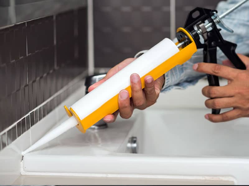 silicone sealant for wall, floor, roof, and door cracks