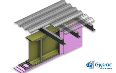 gypsum board beam encasement