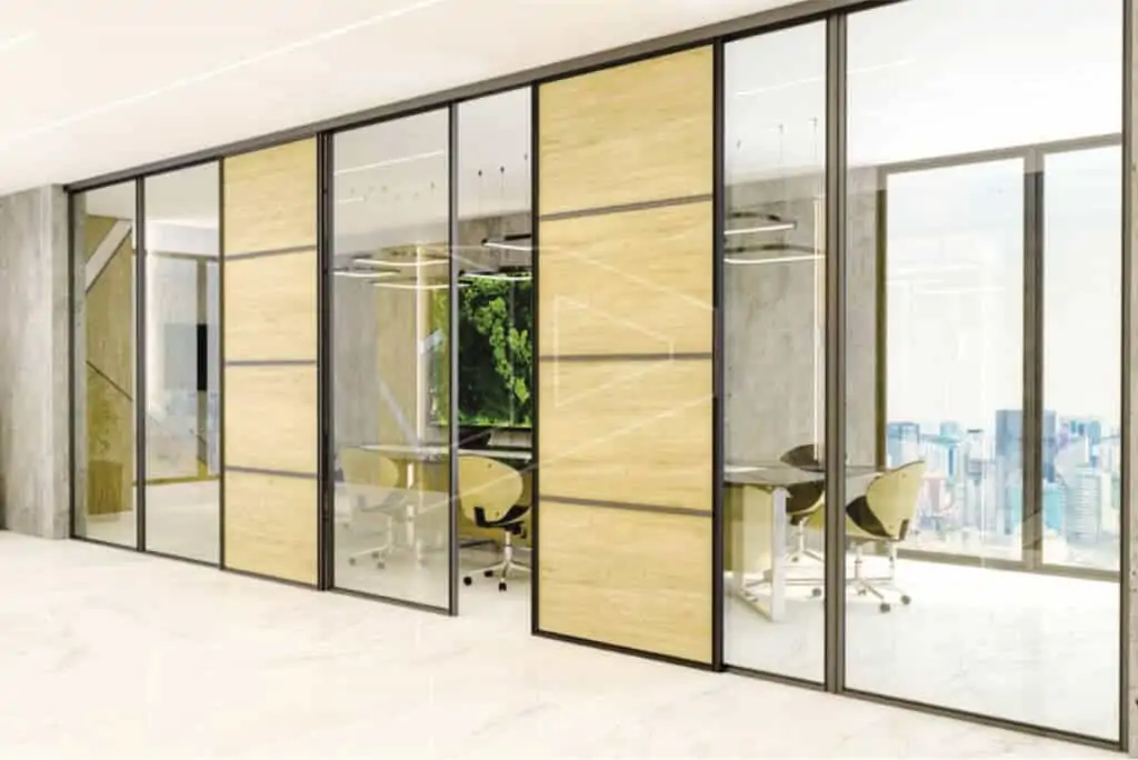 glass room divider