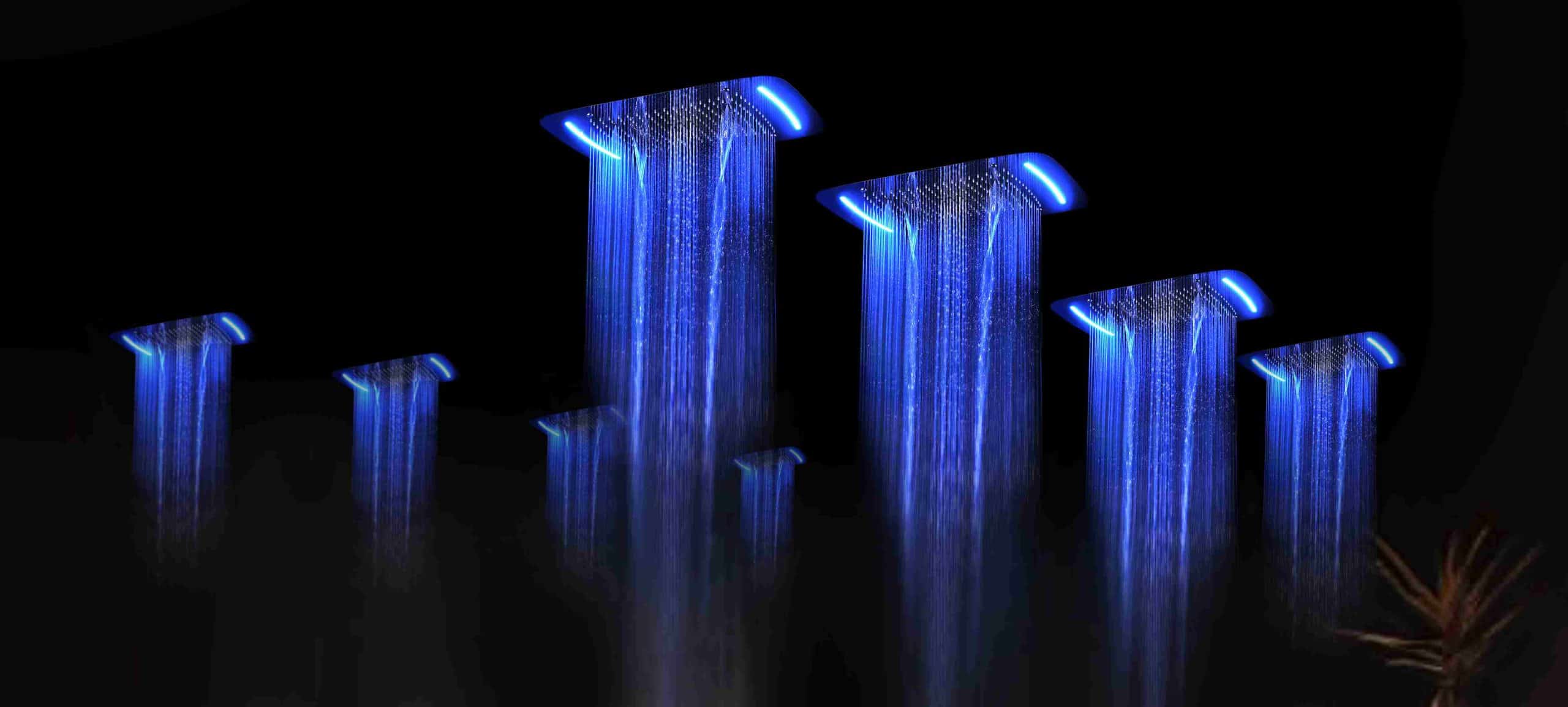 LED rain showers by Goeka Bath essentials- bathroom fittings manufacturer in India