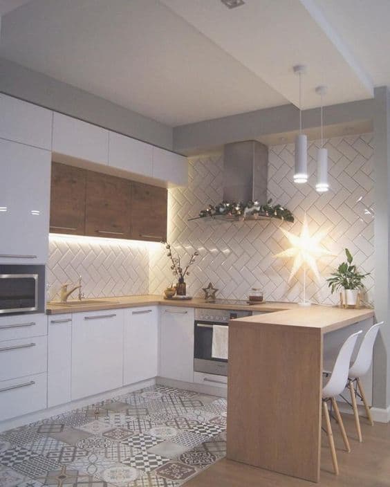 kitchen tiles design for a designer floor
