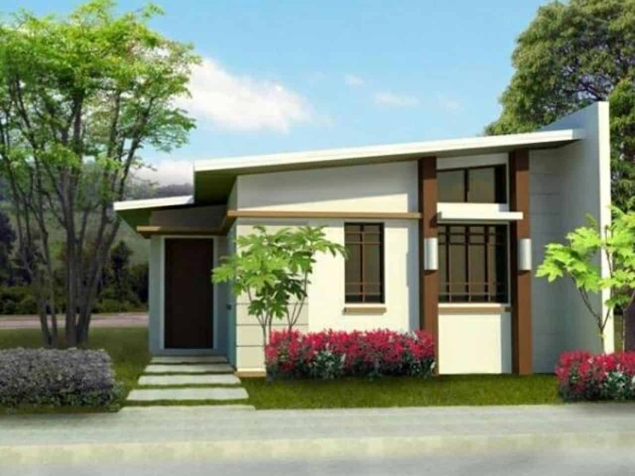 a simple new house design front plan with beautiful interiors