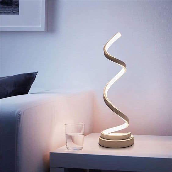 Smart spiral lamp