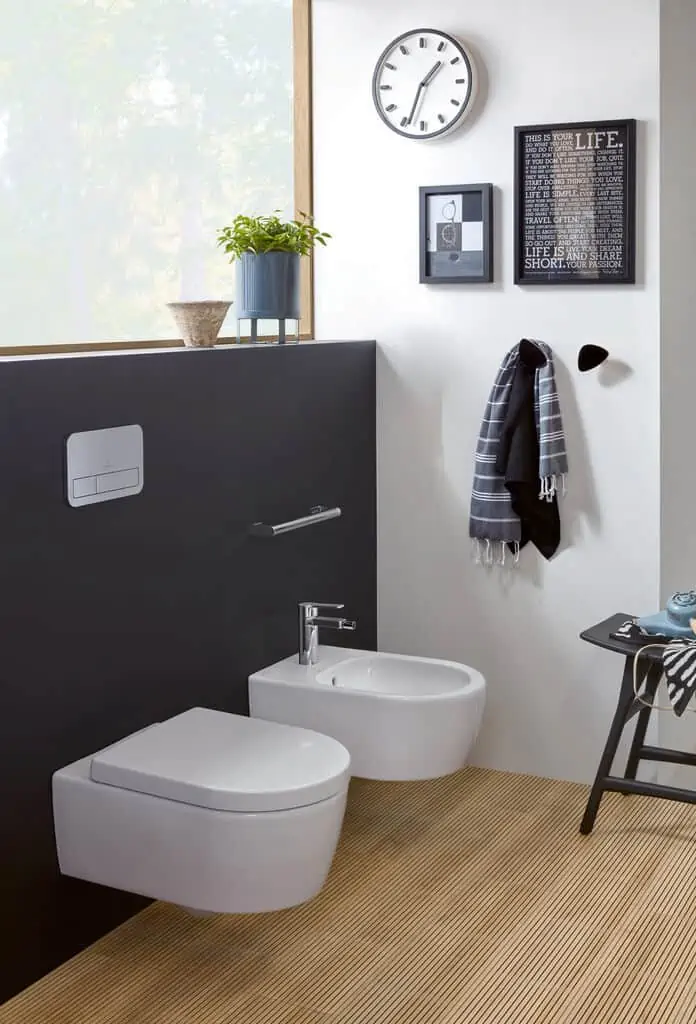 wc, toilets and bidets by Villeroy & boch ceramics, wall mounted wc