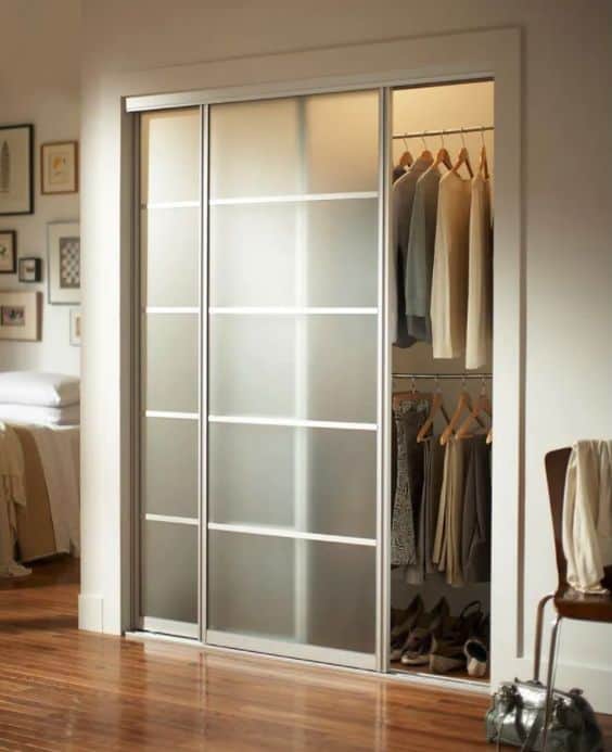sliding glass door wardrobe