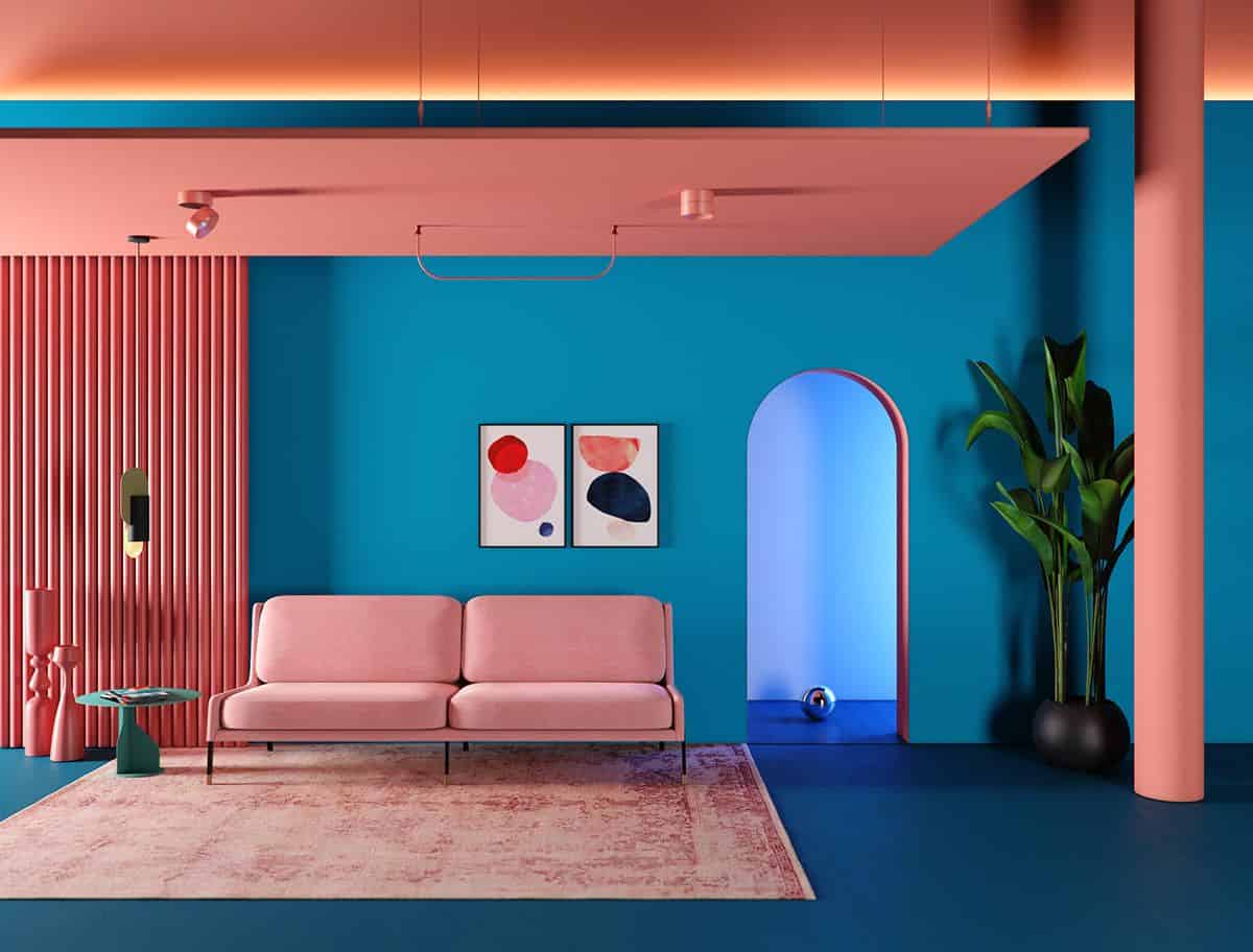 POP Colour Combination: 30+ Trending POP Colour Ideas for Living Room,  Hall, Bedroom